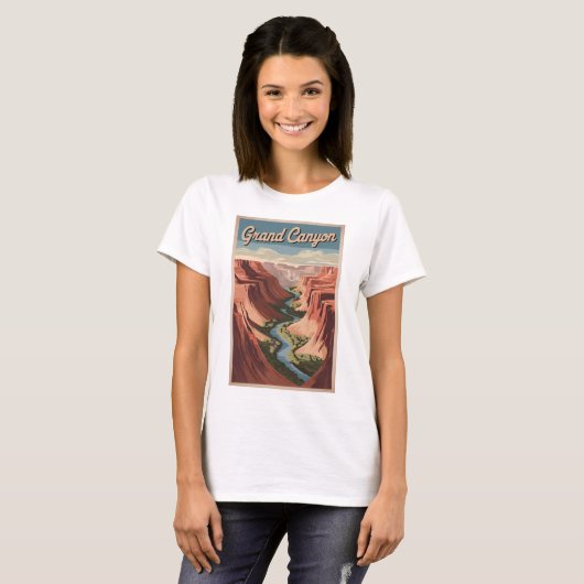 Grand Canyon vintage T-shirt (Voorkant volledig)