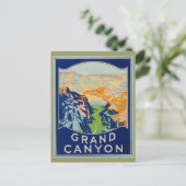 Grand Canyon - Vintage Travel Briefkaart (Staand voorkant)