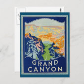 Grand Canyon - Vintage Travel Briefkaart (Voorkant / Achterkant)
