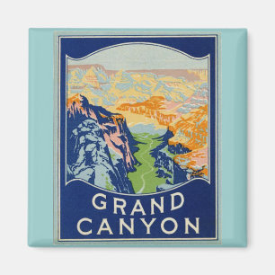 Grand Canyon - Vintage Travel Magneet
