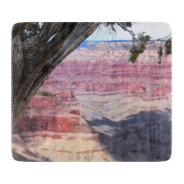 Grand Canyon voorbij de boom Snijplank