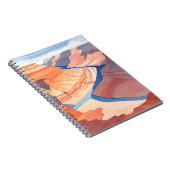 Grand Canyon | Waterverf landschapsschilderkunst Notitieboek (Rechterzijde)