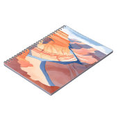 Grand Canyon | Waterverf landschapsschilderkunst Notitieboek (Linkerzijde)