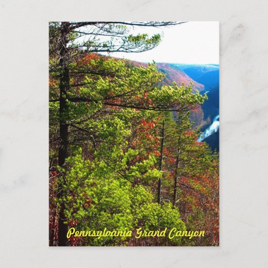Grand Canyon, Wellsboro Pa Briefkaart (Voorkant)
