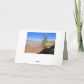 Grand Canyon Wenskaart Kaart (Achterkant)