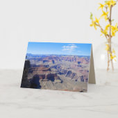 Grand Canyon Wenskaart Kaart (Gele Bloem)