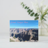 Grand Canyon West briefkaart (Staand voorkant)