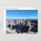 Grand Canyon West briefkaart (Voorkant / Achterkant)
