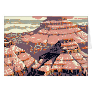 Grand Canyon Westerne grafische kunst Amerikaans