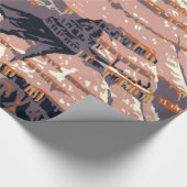 Grand Canyon Westerne grafische kunst Amerikaans Cadeaupapier (Hoek)