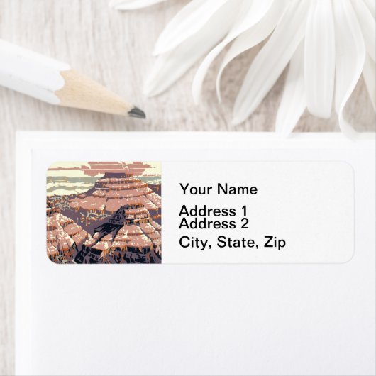 Grand Canyon Westerne grafische kunst Amerikaans Etiket (Insitu)