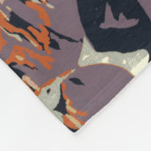 Grand Canyon Westerne grafische kunst Amerikaans Fleece Deken (Hoek)