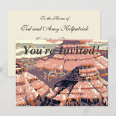 Grand Canyon Westerne grafische kunst Amerikaans Kaart (Voorkant / Achterkant)