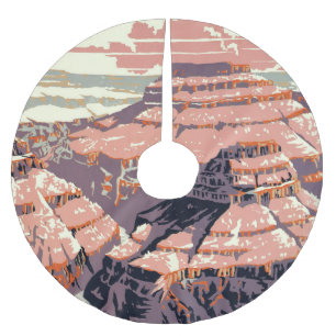 Grand Canyon Westerne grafische kunst Amerikaans Kerstboom Rok