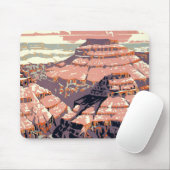 Grand Canyon Westerne grafische kunst Amerikaans Muismat (Met muis)