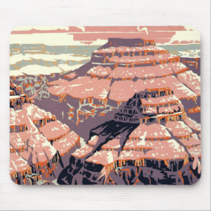 Grand Canyon Westerne grafische kunst Amerikaans Muismat