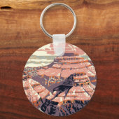 Grand Canyon Westerne grafische kunst Amerikaans Sleutelhanger (Voorkant)