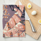 Grand Canyon Westerne grafische kunst Amerikaans Theedoek (Quarter Fold)