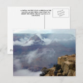Grand Canyon winterwolken Briefkaart (Voorkant / Achterkant)