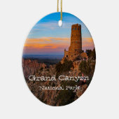 Grand Canyon-woestijntoren Keramisch Ornament (Rechts)