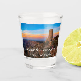 Grand Canyon-woestijntoren Shot Glas