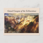 Grand Canyon - Yellowstone door Thomas Moran Briefkaart (Voorkant)