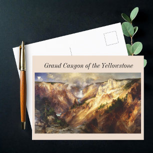 Grand Canyon - Yellowstone door Thomas Moran Briefkaart