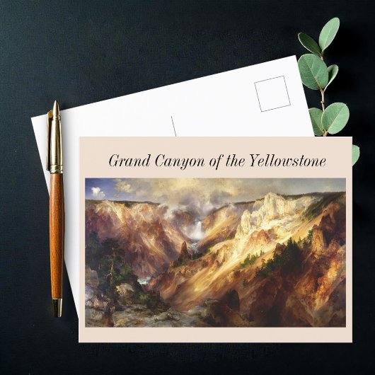 Grand Canyon - Yellowstone door Thomas Moran Briefkaart