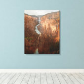 Grand Canyon, Yellowstone rivier, Wyoming Canvas Afdruk (Insitu (Houten vloer))