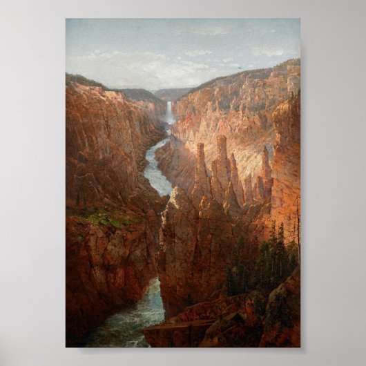 Grand Canyon, Yellowstone rivier, Wyoming Poster (Voorkant)