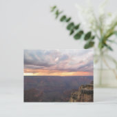 Grand Canyon zonsondergang Briefkaart (Staand voorkant)