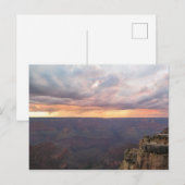 Grand Canyon zonsondergang Briefkaart (Voorkant / Achterkant)