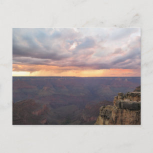 Grand Canyon zonsondergang Briefkaart