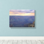 Grand Canyon zonsondergang na storm Canvas Afdruk (Insitu (Houten vloer))