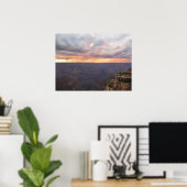 Grand Canyon zonsondergang Poster (Thuiskantoor)