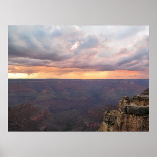 Grand Canyon zonsondergang Poster (Voorkant)