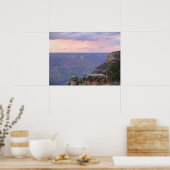 Grand Canyon zonsondergang Poster (Keuken)