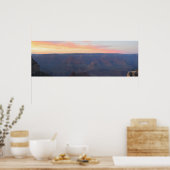 Grand Canyon zonsopgang panorama Poster (Keuken)