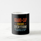 Grand-cap weet alles vaderdag retro koffiemok (Center)
