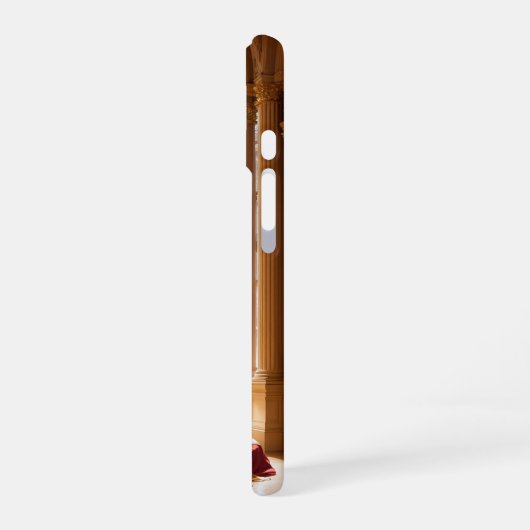 Grand Cathedral Christmas Tree iPhone 16 Hoesje (Linkerkant)