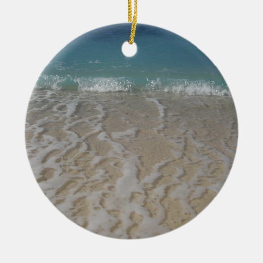 Grand Cayman Beach Keramisch Ornament (Voorkant)