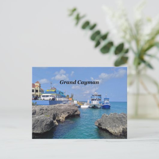 Grand Cayman Briefkaart (Staand voorkant)