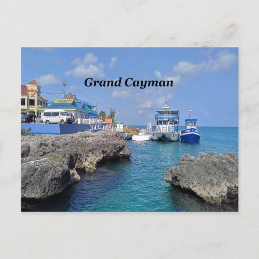 Grand Cayman Briefkaart (Voorkant)