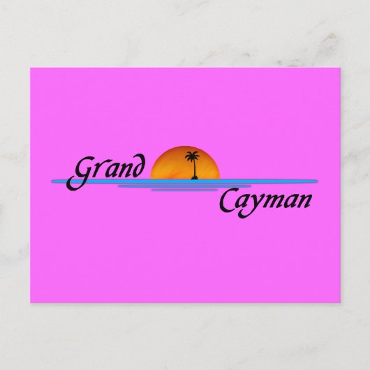 Grand Cayman Briefkaart (Voorkant)