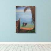 Grand Cayman Canvas Afdruk (Insitu (Houten vloer))