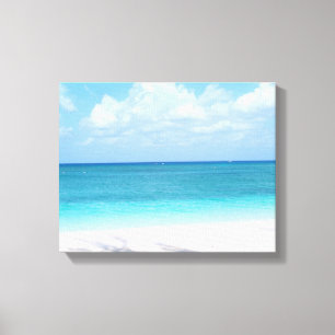 Grand Cayman Island Beach & Ocean Canvas Afdruk