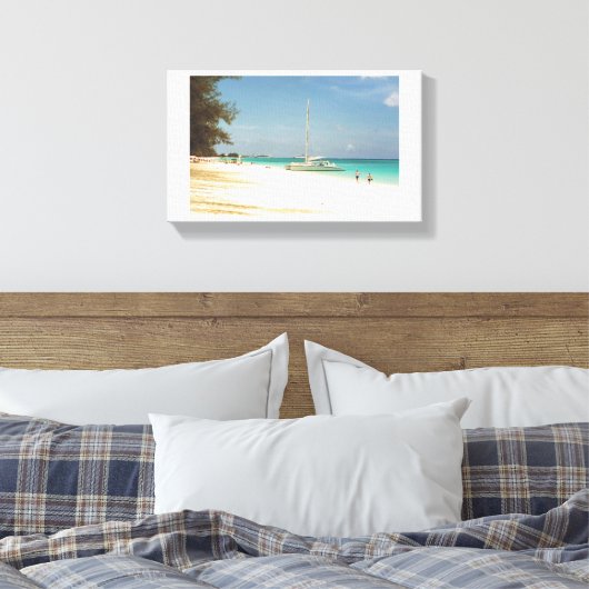 Grand Cayman Island Canvas Print (Insitu (Slaapkamer))