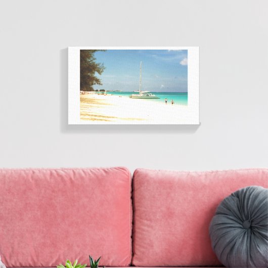 Grand Cayman Island Canvas Print (Insitu (Woonkamer))