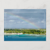 Grand Cayman Island Rainbow Bliss Briefkaart (Voorkant)