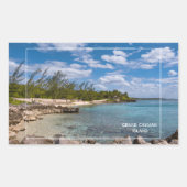 Grand Cayman Island Rechthoekige Sticker (Voorkant)